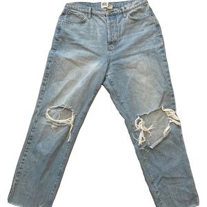 urban outfitters bdg ripped baggy jeans